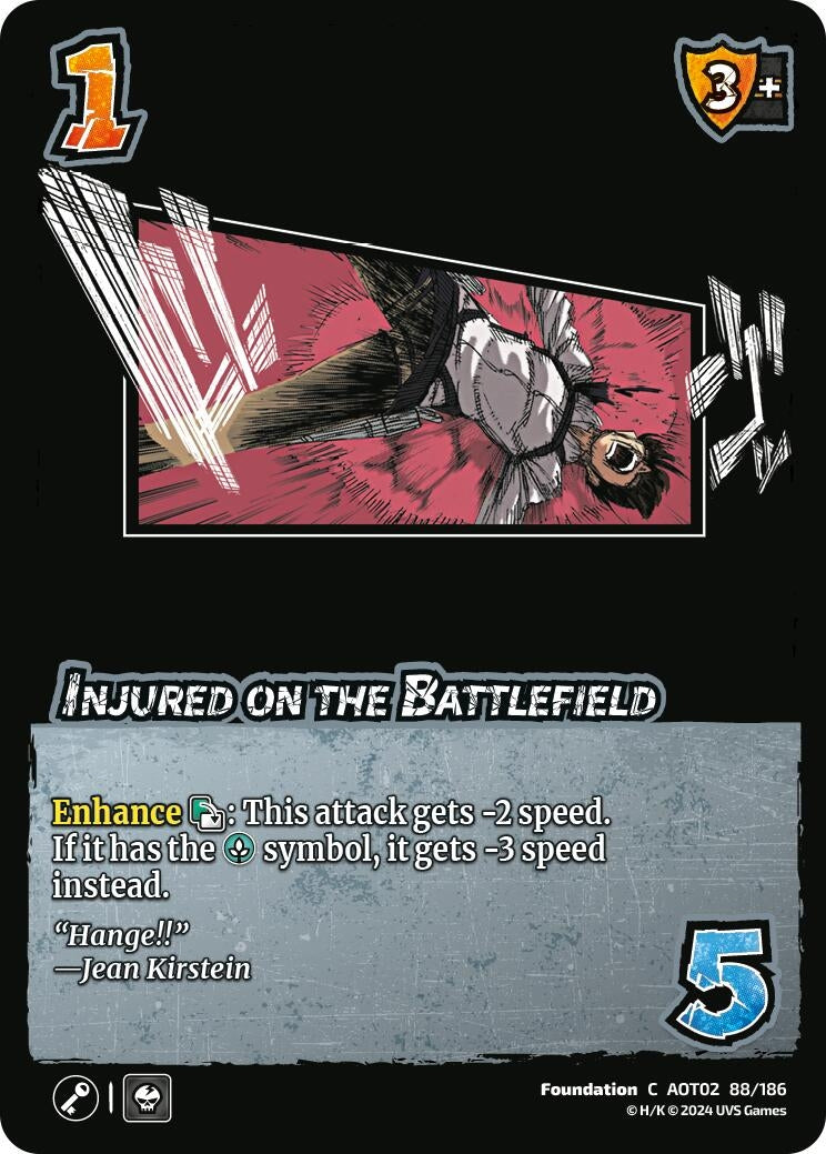 Image for Injured on the Battlefield (Attack On Titan: Origins of Power) (88/186) - UniVersus