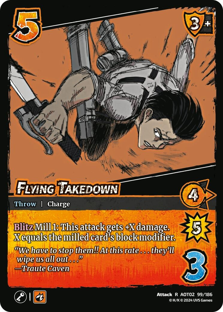 Image for Flying Takedown (Attack On Titan: Origins of Power) (99/186) - UniVersus