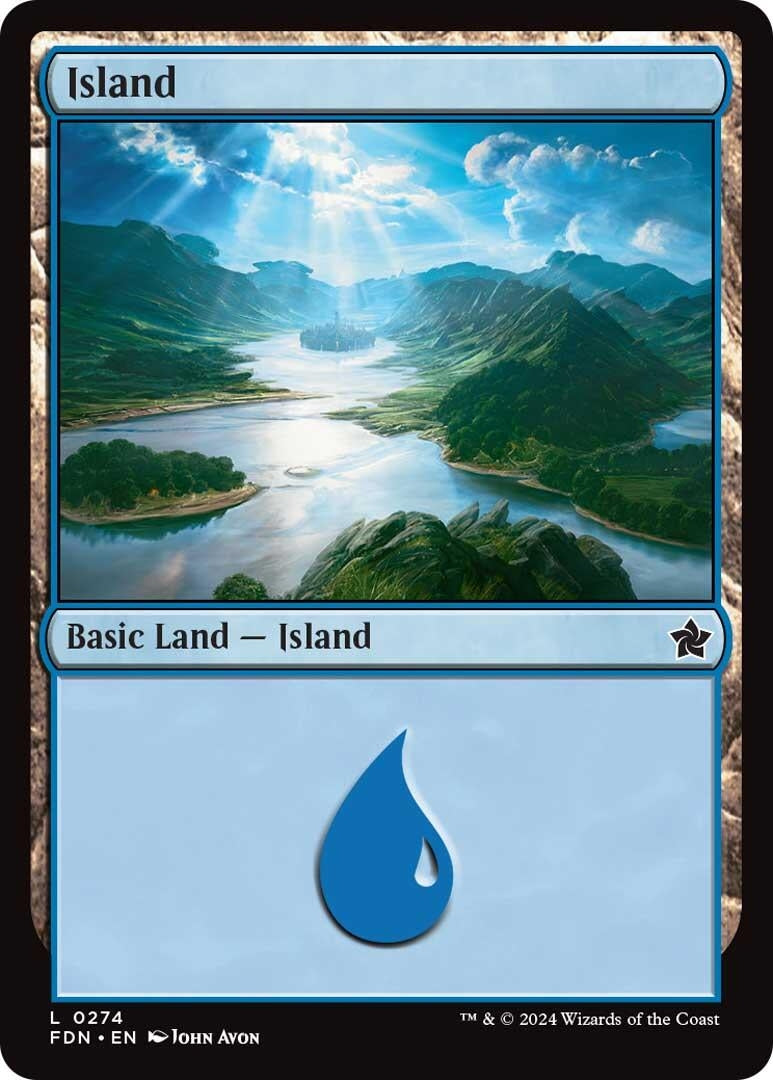 Image for Island (0274) (Foundations) (274) - Magic: The Gathering