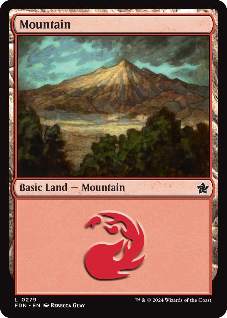 Image for Mountain (0279) (Foundations) (279) - Magic: The Gathering