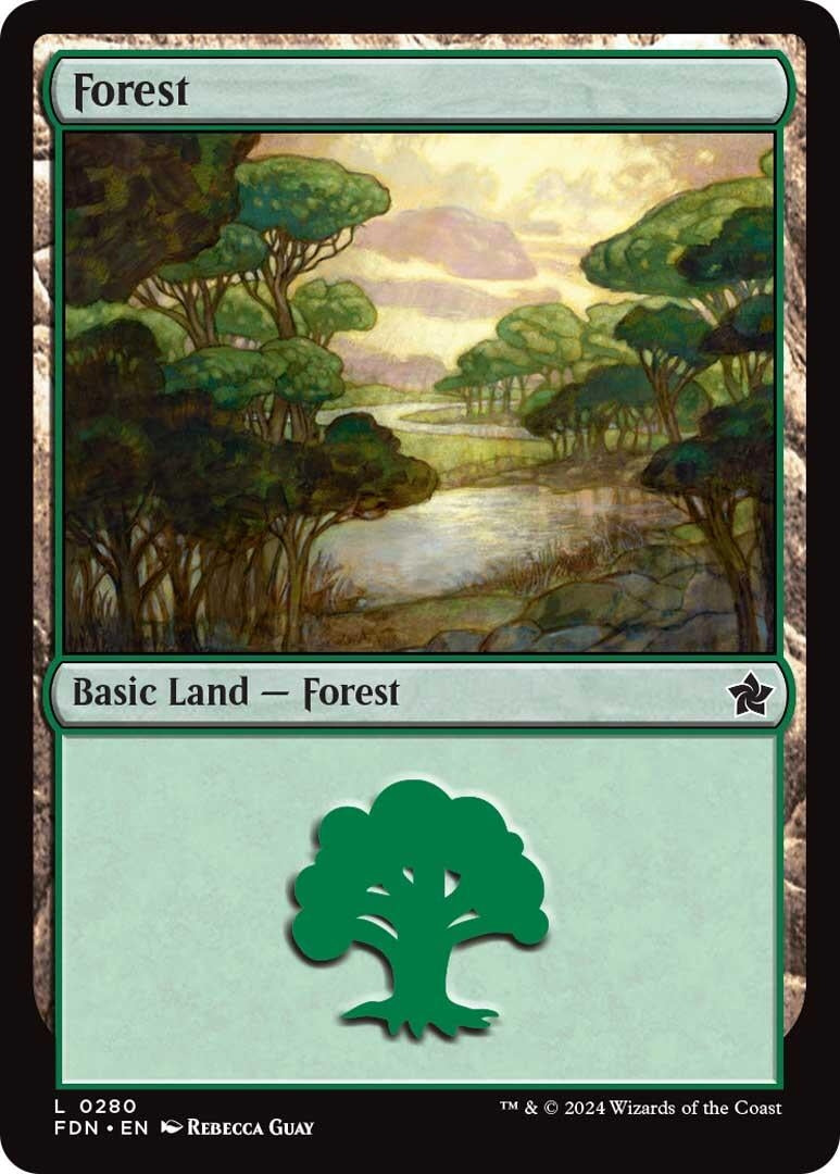 Image for Forest (0280) (Foundations) (280) - Magic: The Gathering