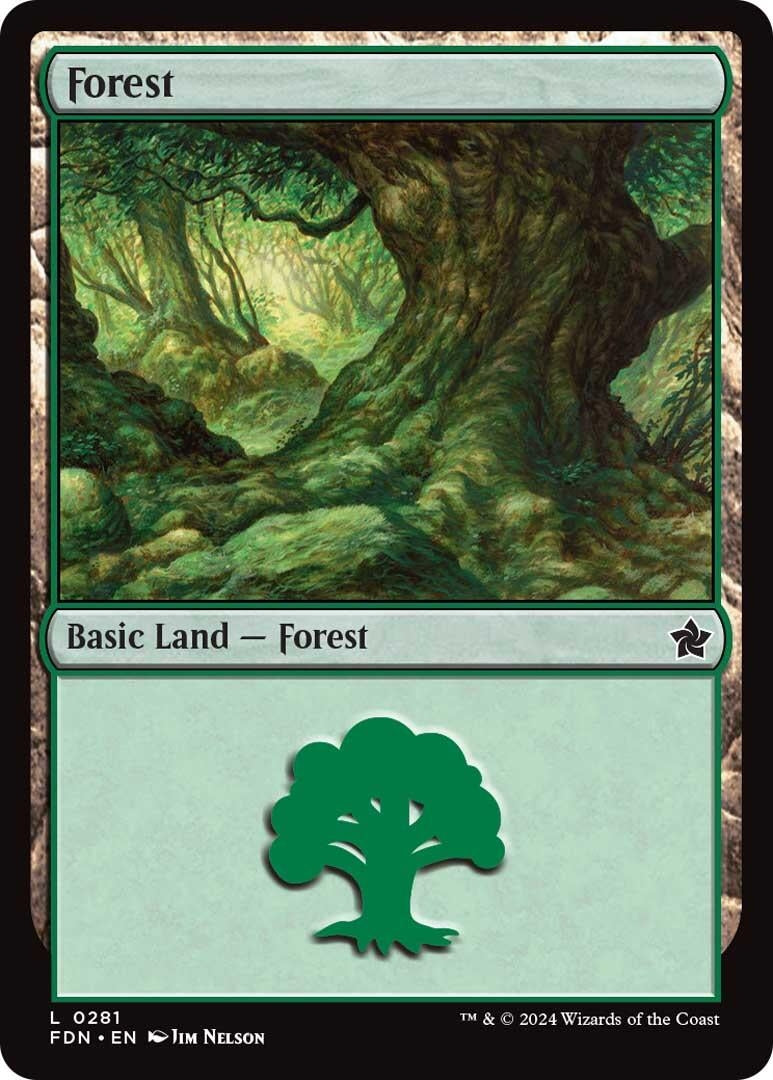 Image for Forest (0281) (Foundations) (281) - Magic: The Gathering