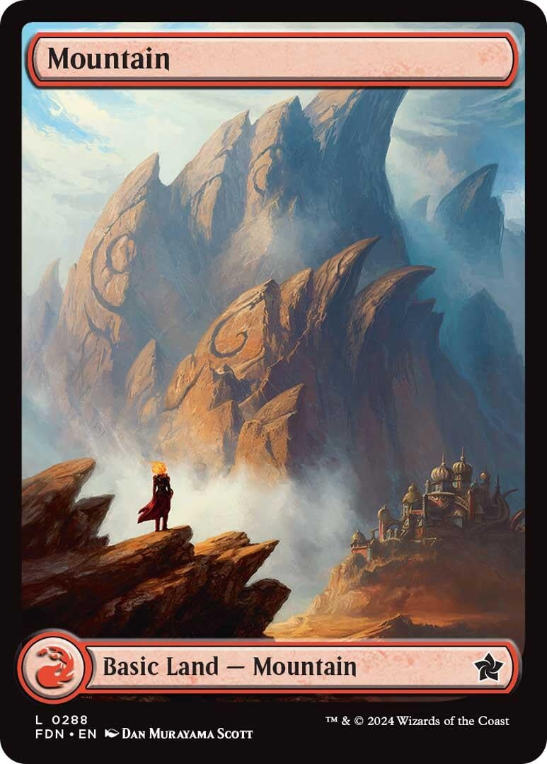 Image for Mountain (0288) (Foundations) (288) - Magic: The Gathering
