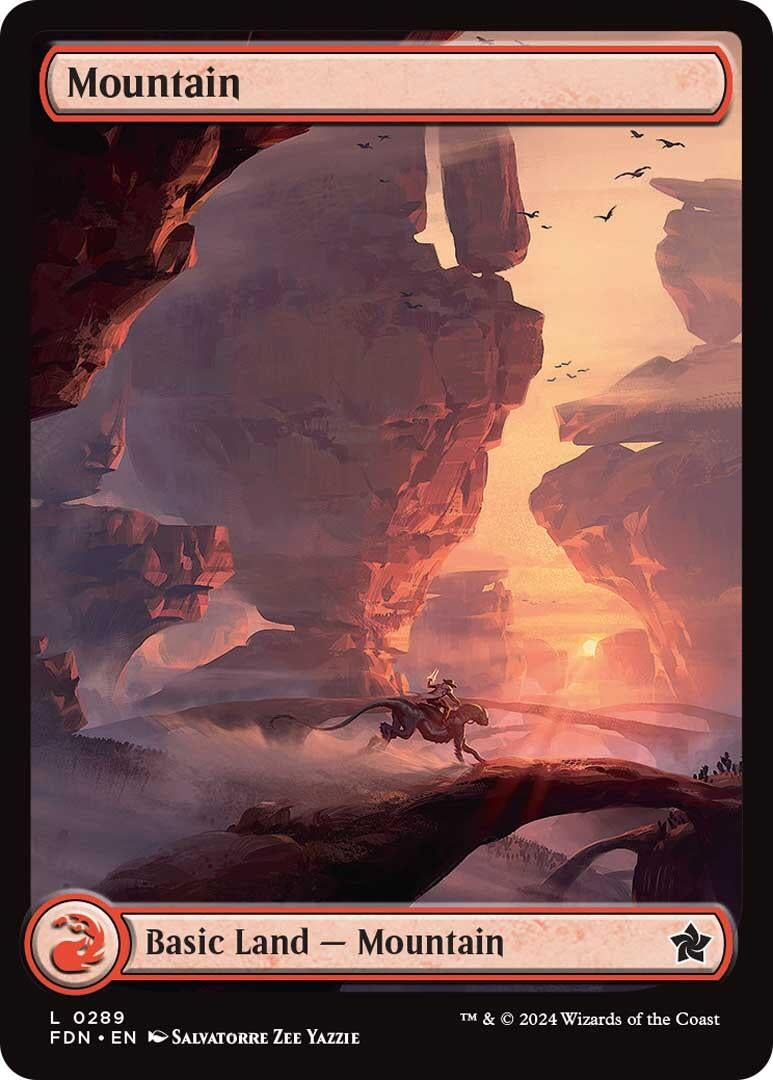 Image for Mountain (0289) (Foundations) (289) - Magic: The Gathering