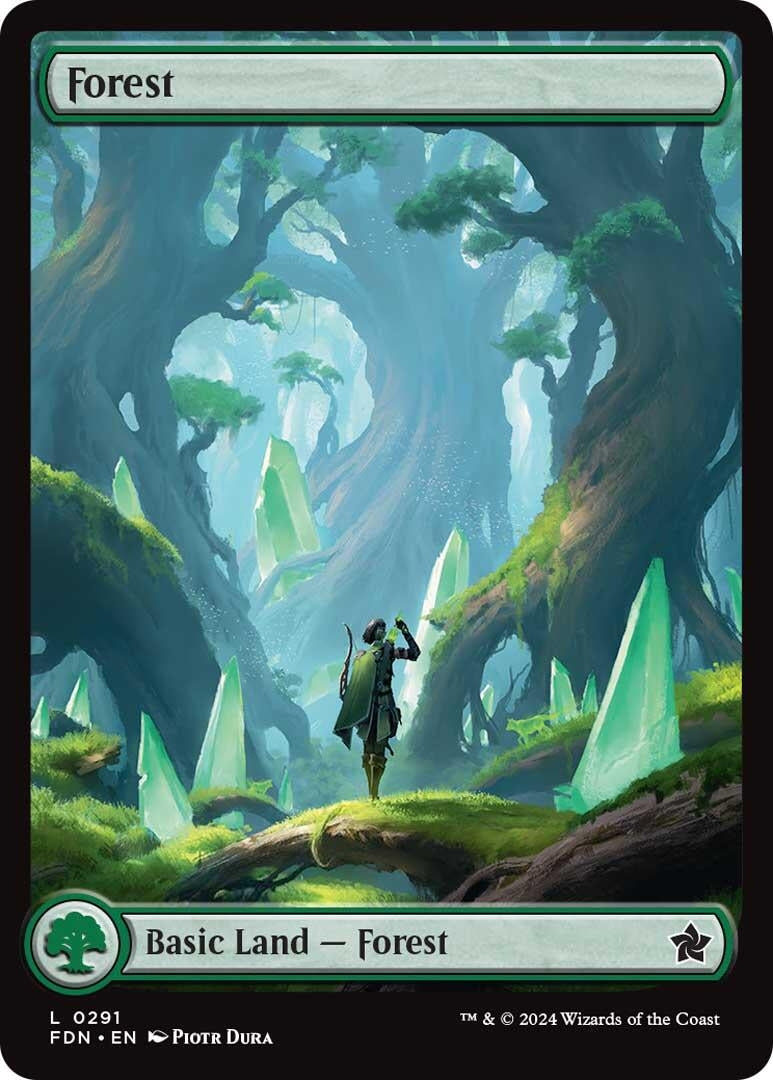 Image for Forest (0291) (Foundations) (291) - Magic: The Gathering