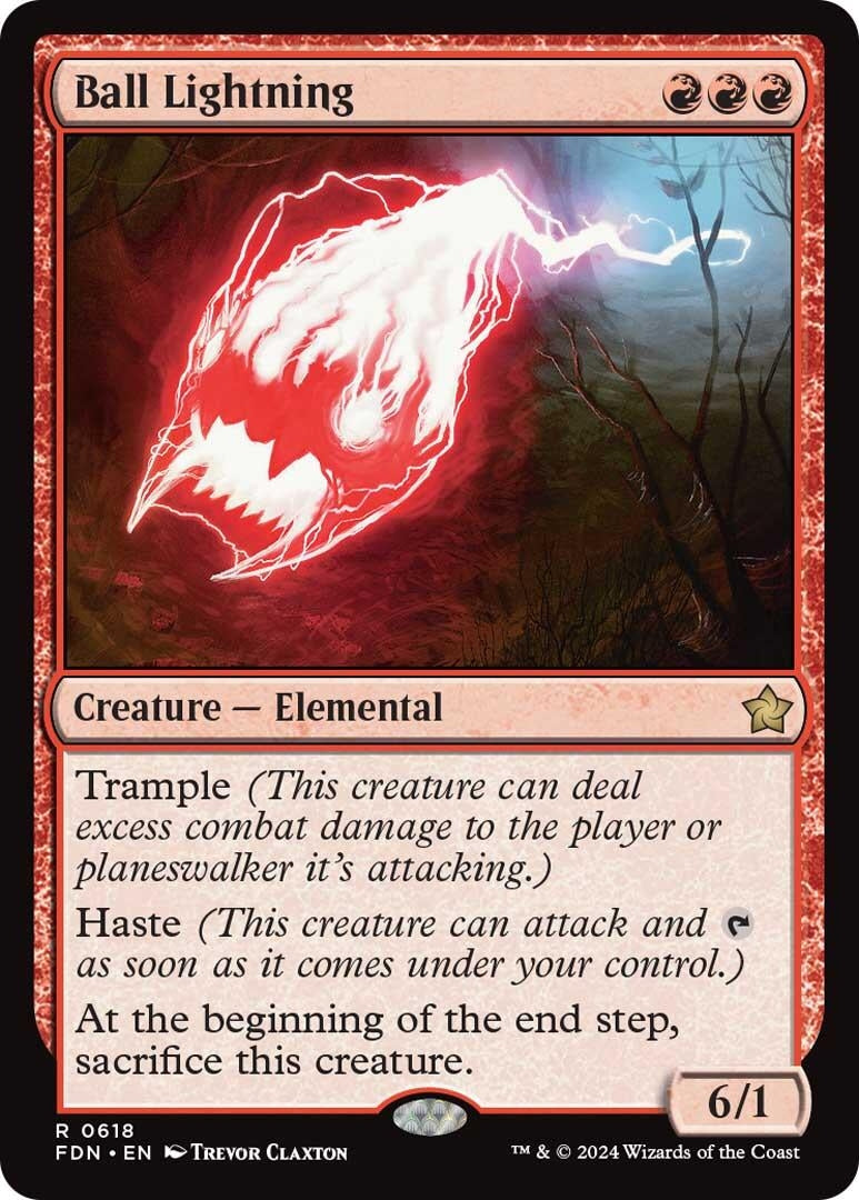 Image for Ball Lightning (Foundations) (618) - Magic: The Gathering