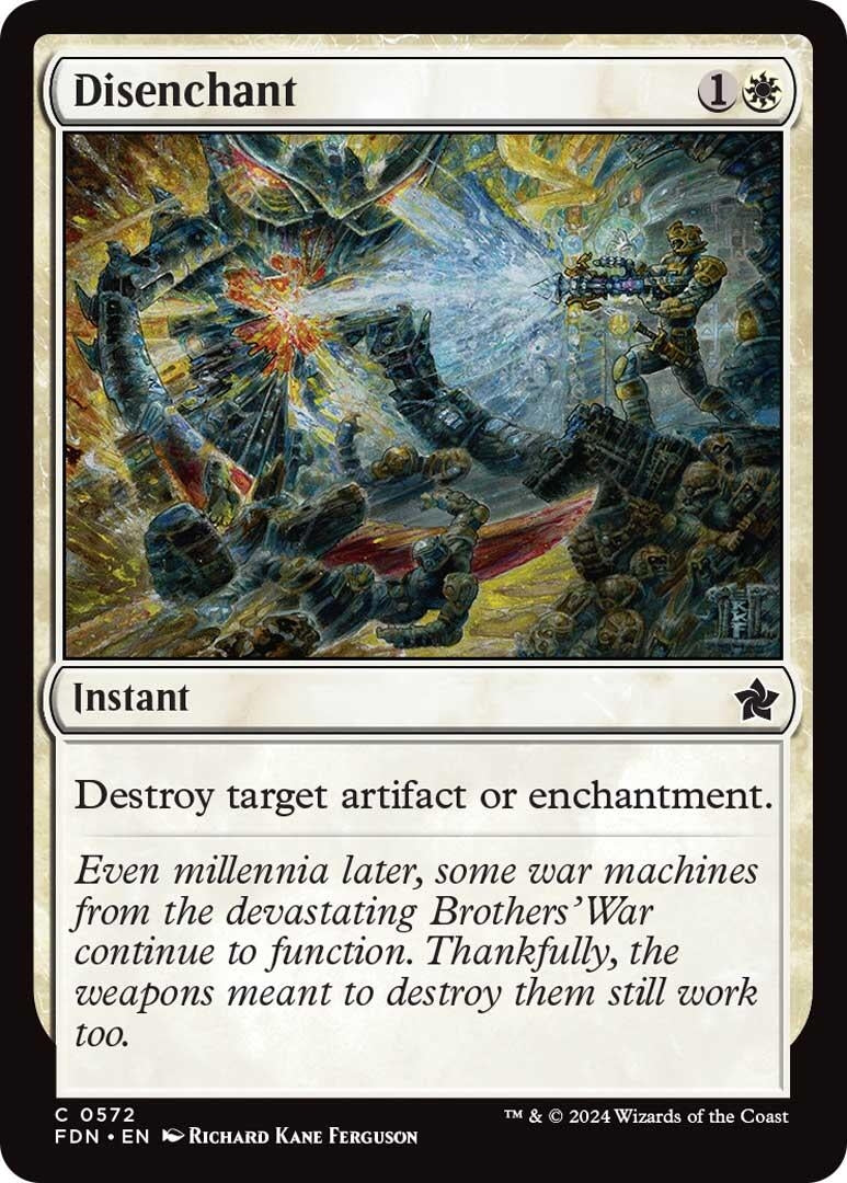 Image for Disenchant (Foundations) (572) - Magic: The Gathering