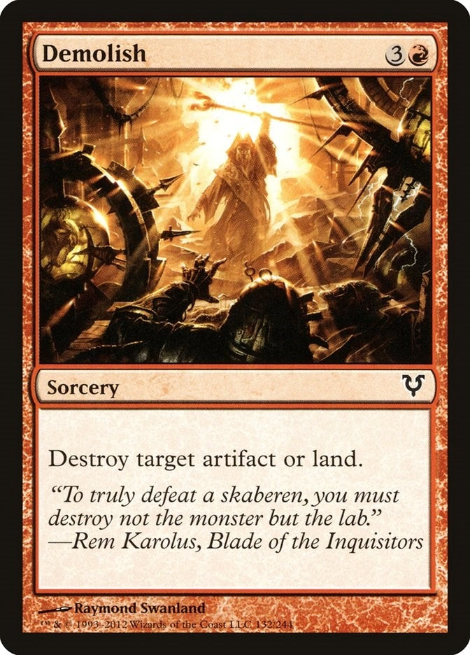 Image for Demolish (Avacyn Restored) (132) - Magic: The Gathering
