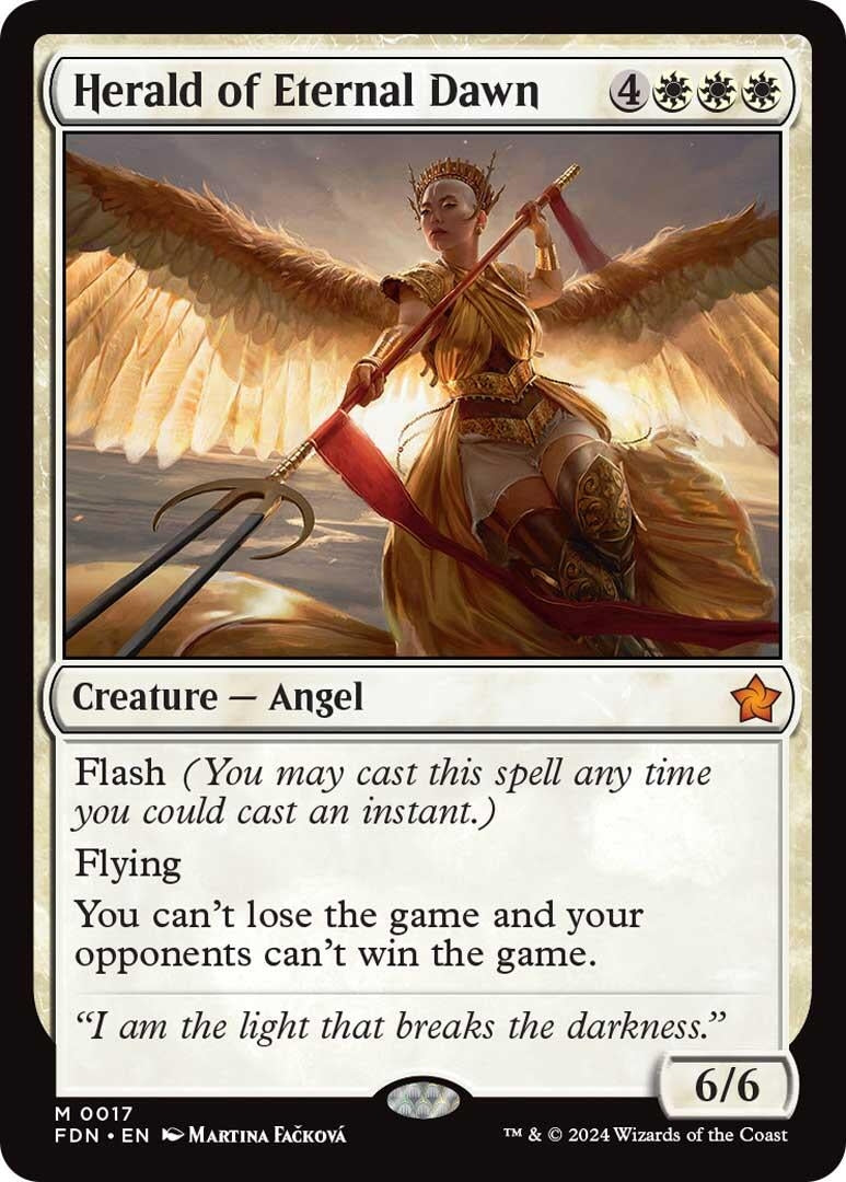 Image for Herald of Eternal Dawn (Foundations) (17) - Magic: The Gathering