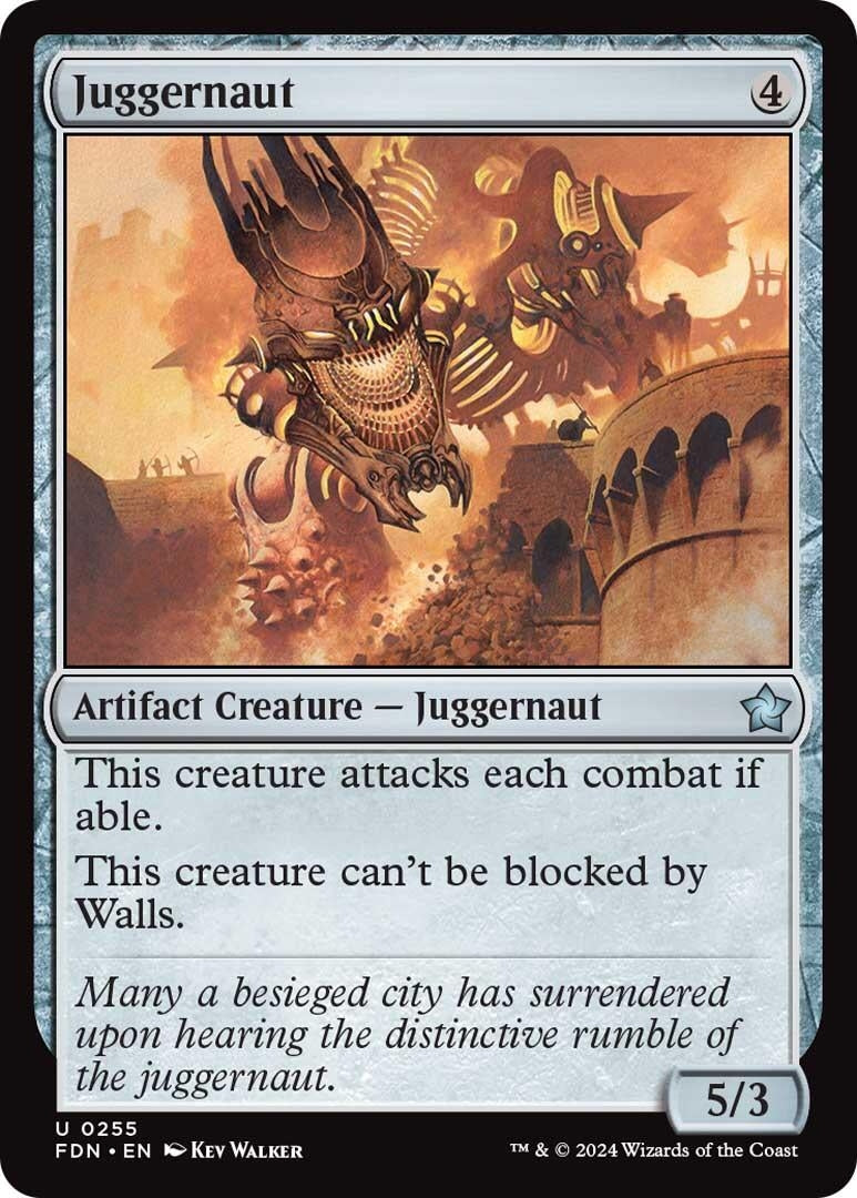 Image for Juggernaut (Foundations) (255) - Magic: The Gathering