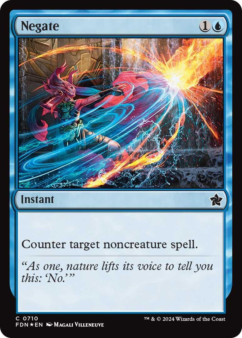 Image for Negate (Foundations) (710) - Magic: The Gathering