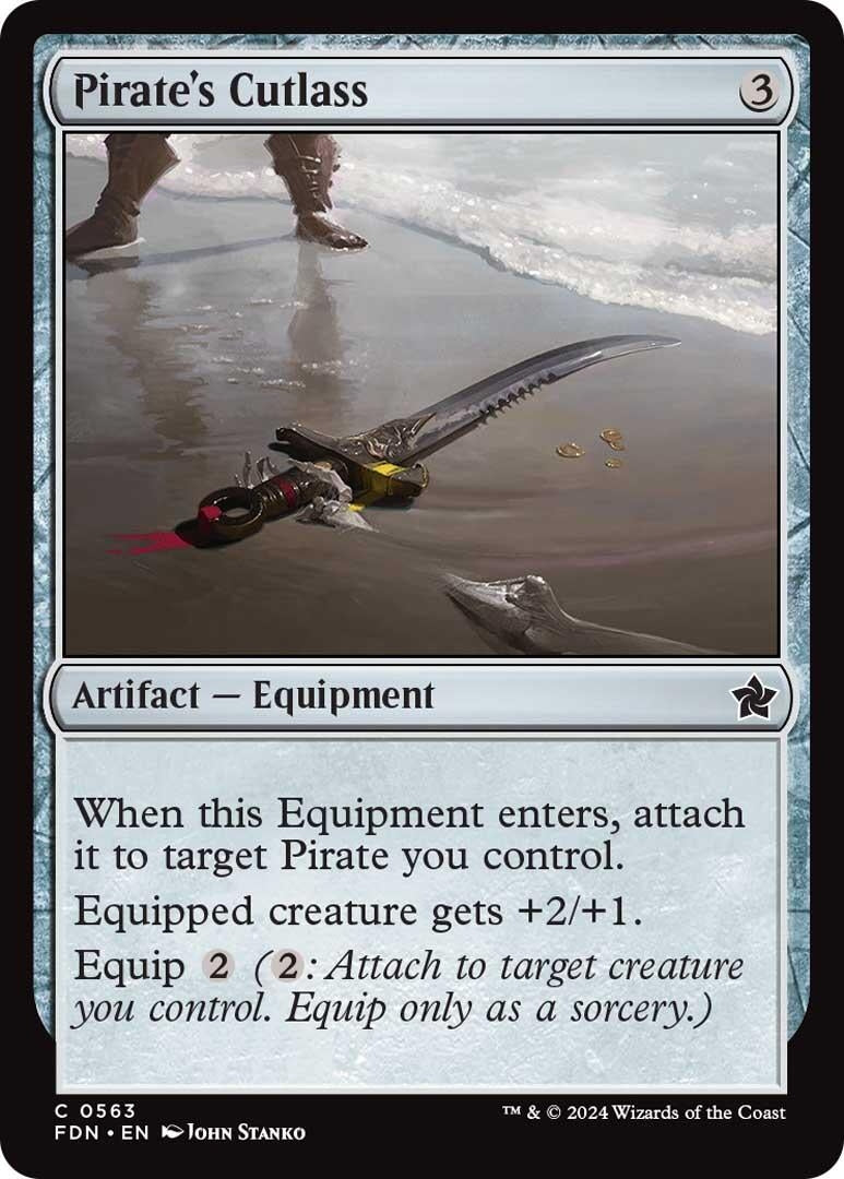 Image for Pirate's Cutlass (Foundations) (563) - Magic: The Gathering