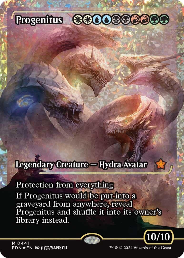 Image for Progenitus (Showcase) (Fracture Foil) (Foundations) (441) - Magic: The Gathering