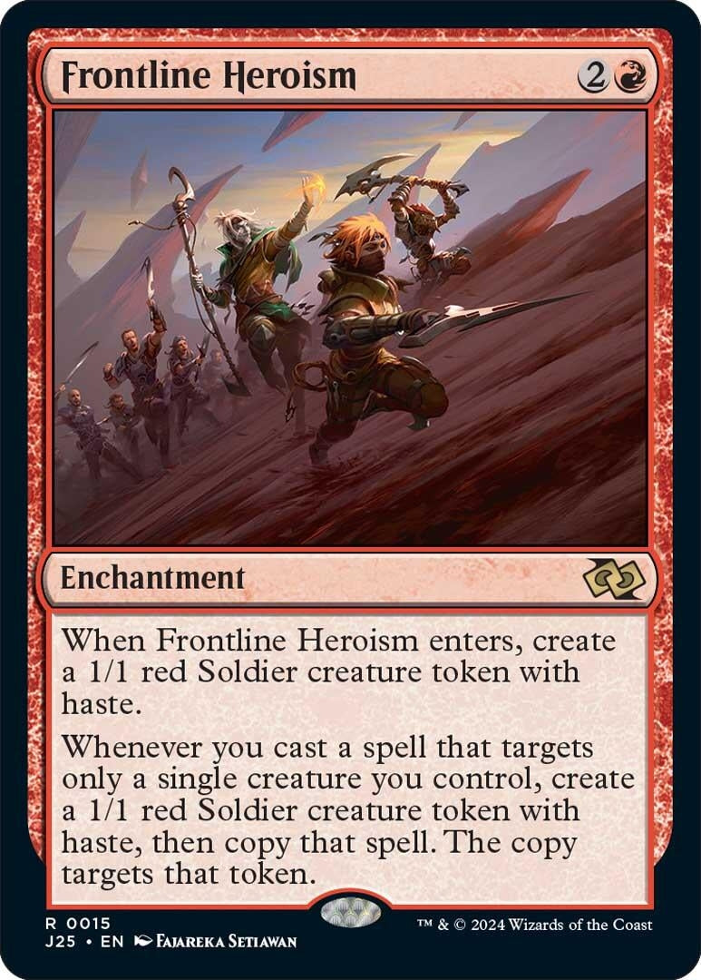 Image for Frontline Heroism (Foundations Jumpstart) (15) - Magic: The Gathering