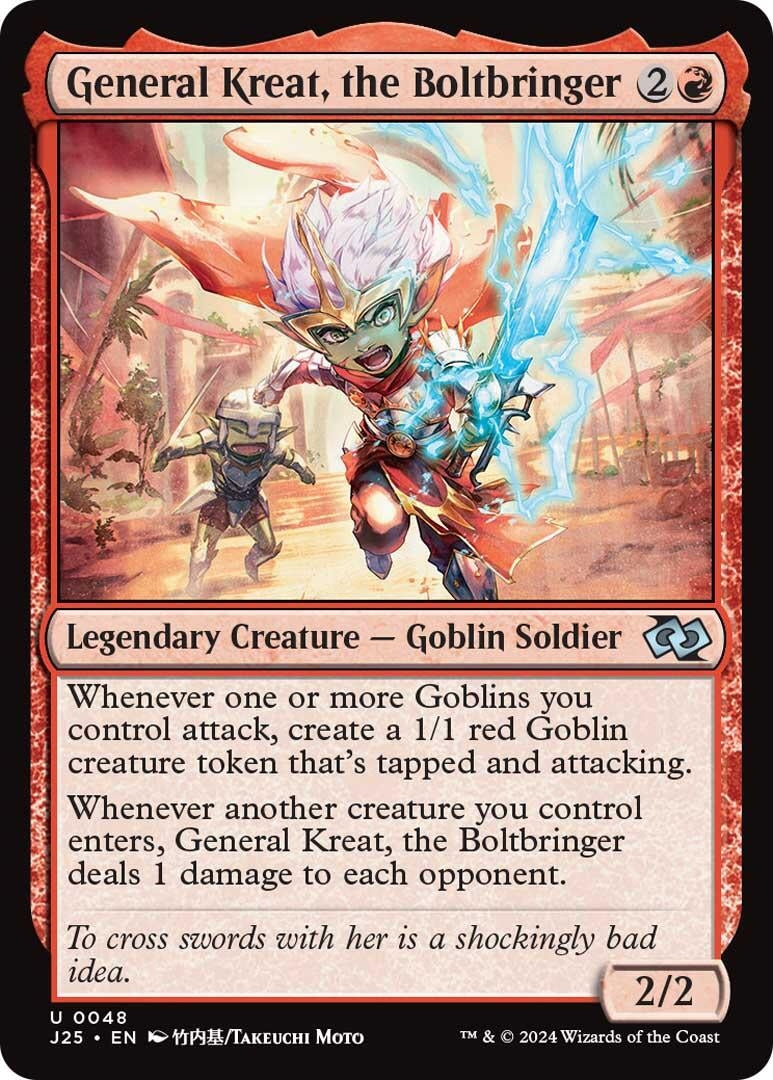 Image for General Kreat, the Boltbringer (Anime) (Foundations Jumpstart) (48) - Magic: The Gathering