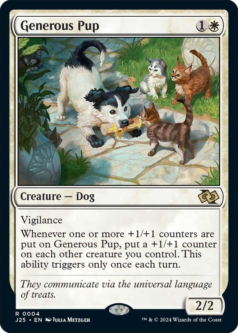 Image for Generous Pup (Foundations Jumpstart) (4) - Magic: The Gathering