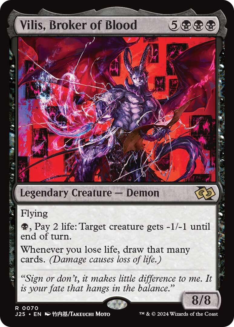 Image for Vilis, Broker of Blood (Anime) (Foundations Jumpstart) (70) - Magic: The Gathering