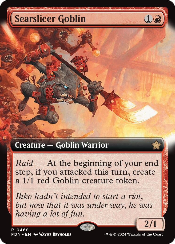 Image for Searslicer Goblin (Extended Art) (Foundations) (468) - Magic: The Gathering