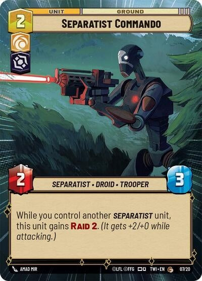 Image for Separatist Commando (Hyperspace) (Twilight of the Republic: Weekly Play Promos) (07/20) - Star Wars: Unlimited