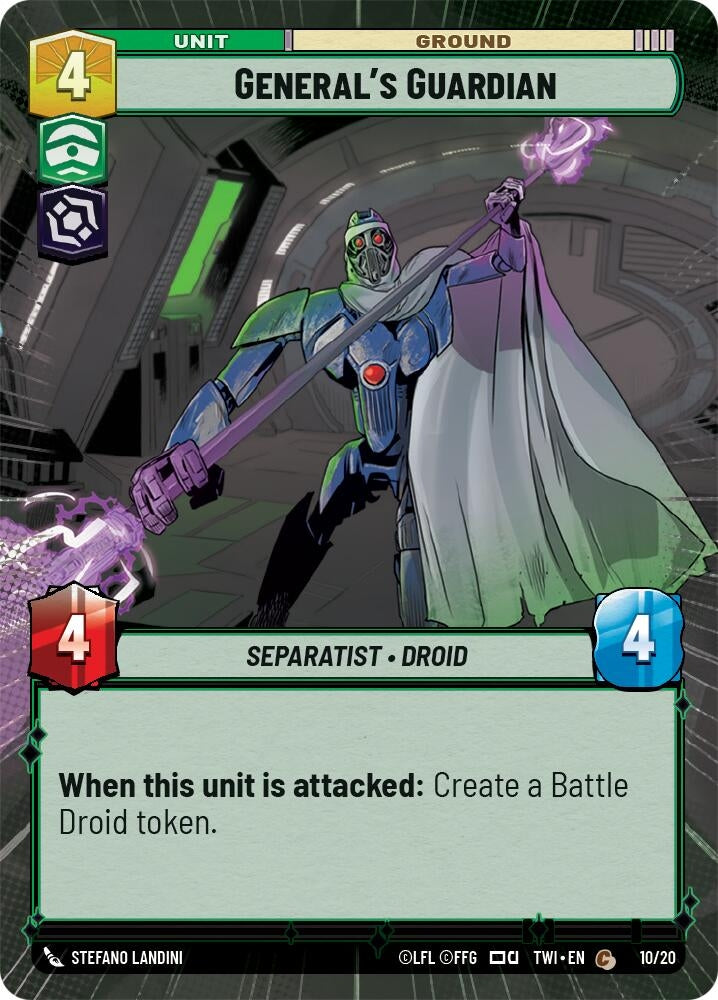 Image for General's Guardian (Hyperspace) (Twilight of the Republic: Weekly Play Promos) (10/20) - Star Wars: Unlimited