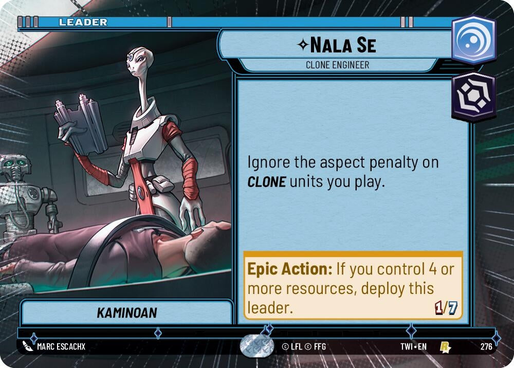 Image for Nala Se - Clone Engineer (Hyperspace) (Twilight of the Republic) (276) - Star Wars: Unlimited