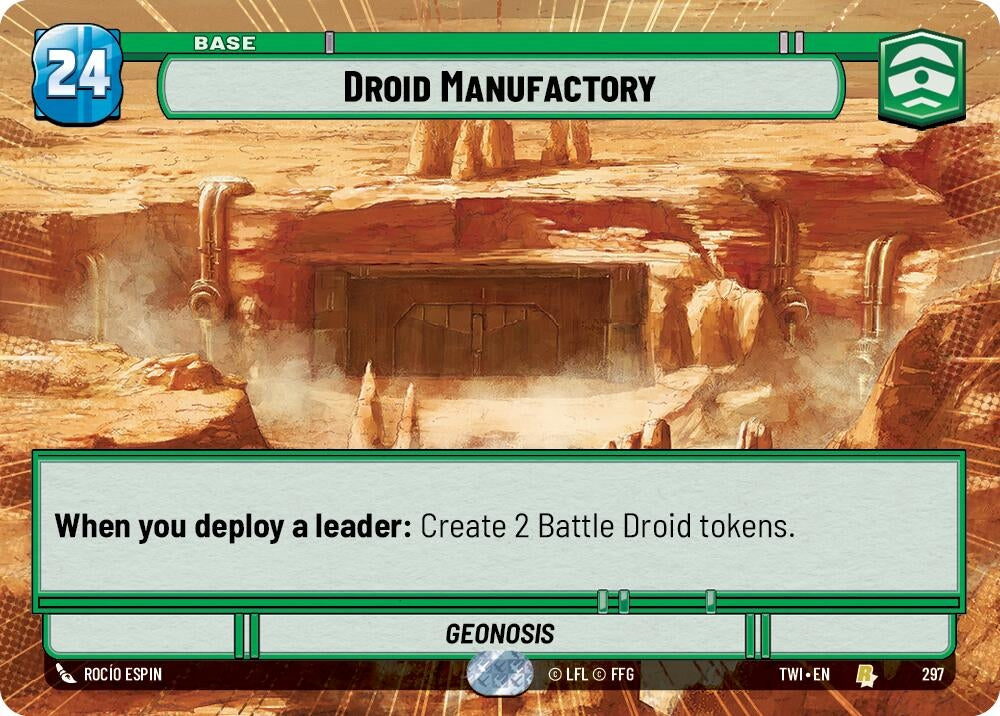 Image for Droid Manufactory (Hyperspace) (Twilight of the Republic) (297) - Star Wars: Unlimited