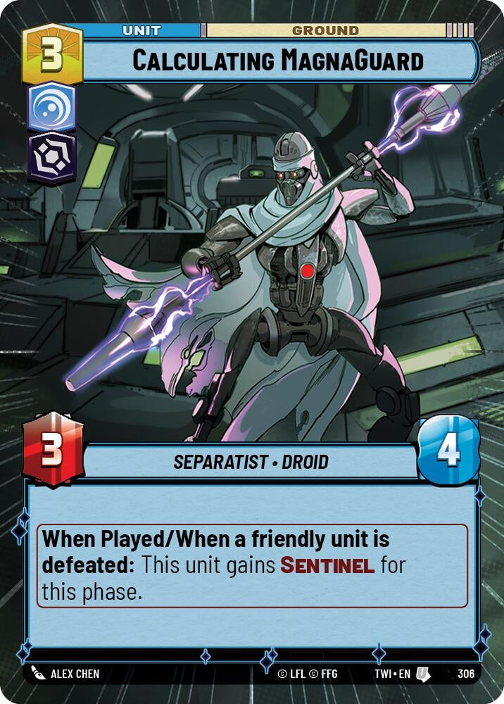 Image for Calculating MagnaGuard (Hyperspace) (Twilight of the Republic) (306) - Star Wars: Unlimited