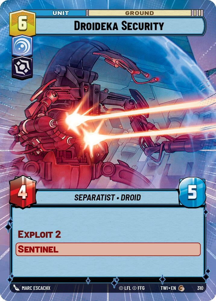 Image for Droideka Security (Hyperspace) (Twilight of the Republic) (310) - Star Wars: Unlimited