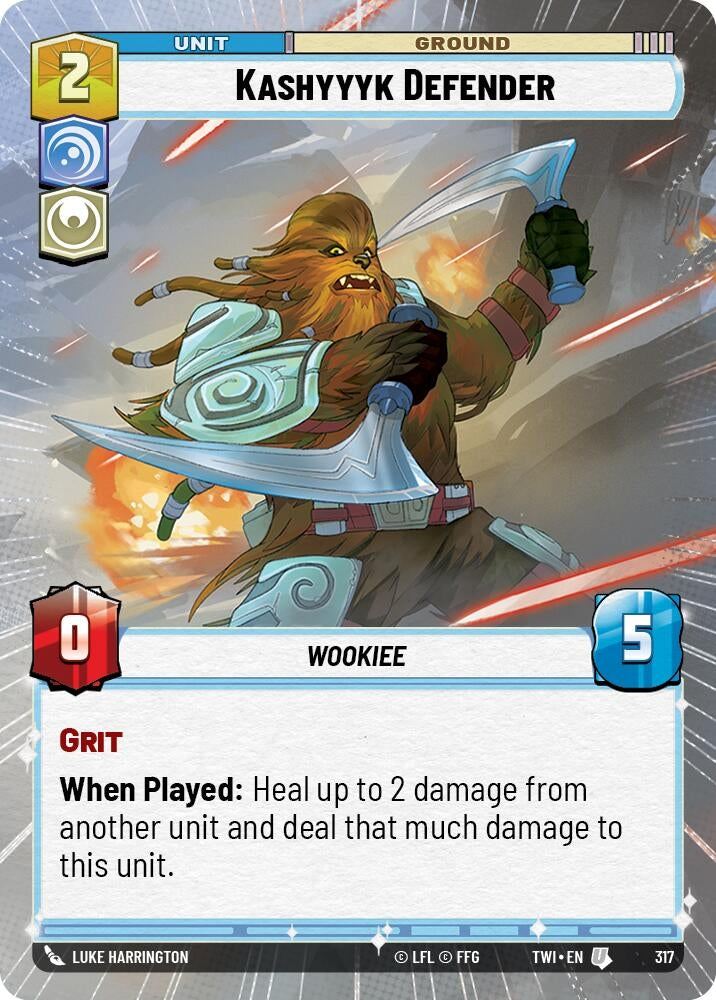 Image for Kashyyyk Defender (Hyperspace) (Twilight of the Republic) (317) - Star Wars: Unlimited