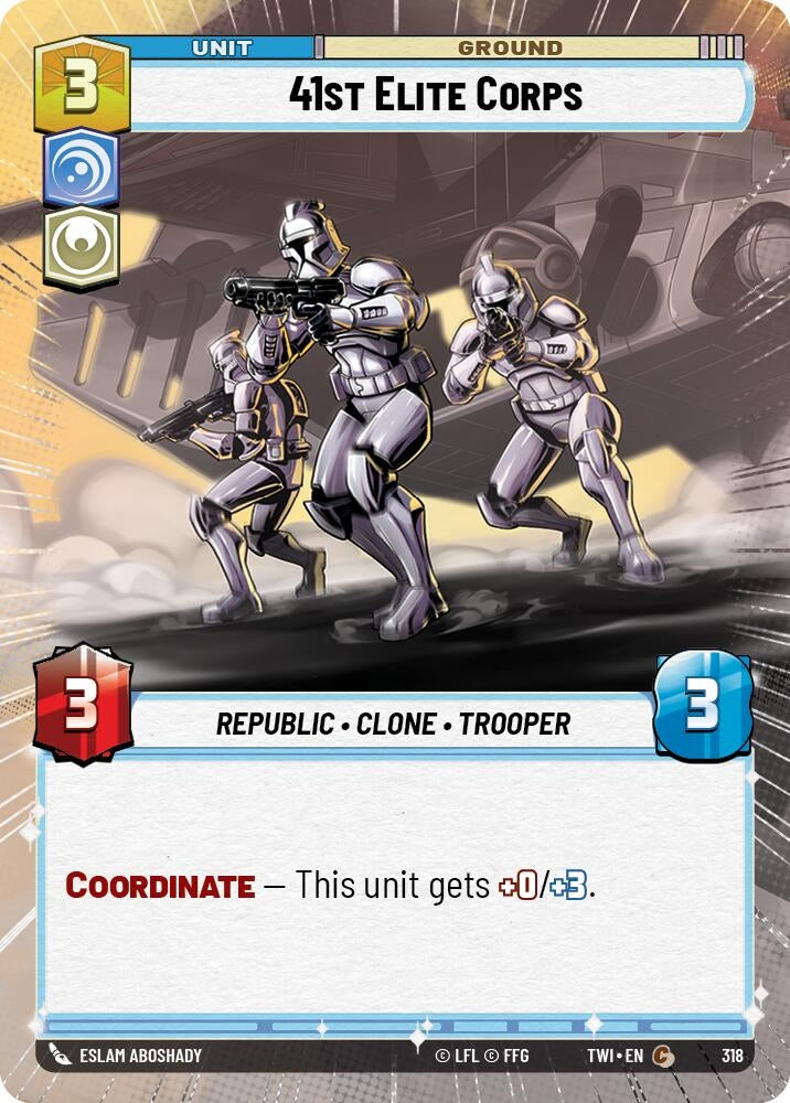 Image for 41st Elite Corps (Hyperspace) (Twilight of the Republic) (318) - Star Wars: Unlimited