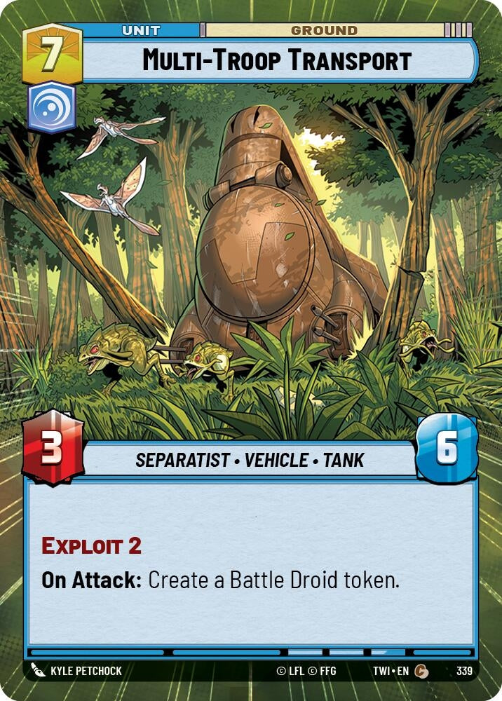 Image for Multi-Troop Transport (Hyperspace) (Twilight of the Republic) (339) - Star Wars: Unlimited