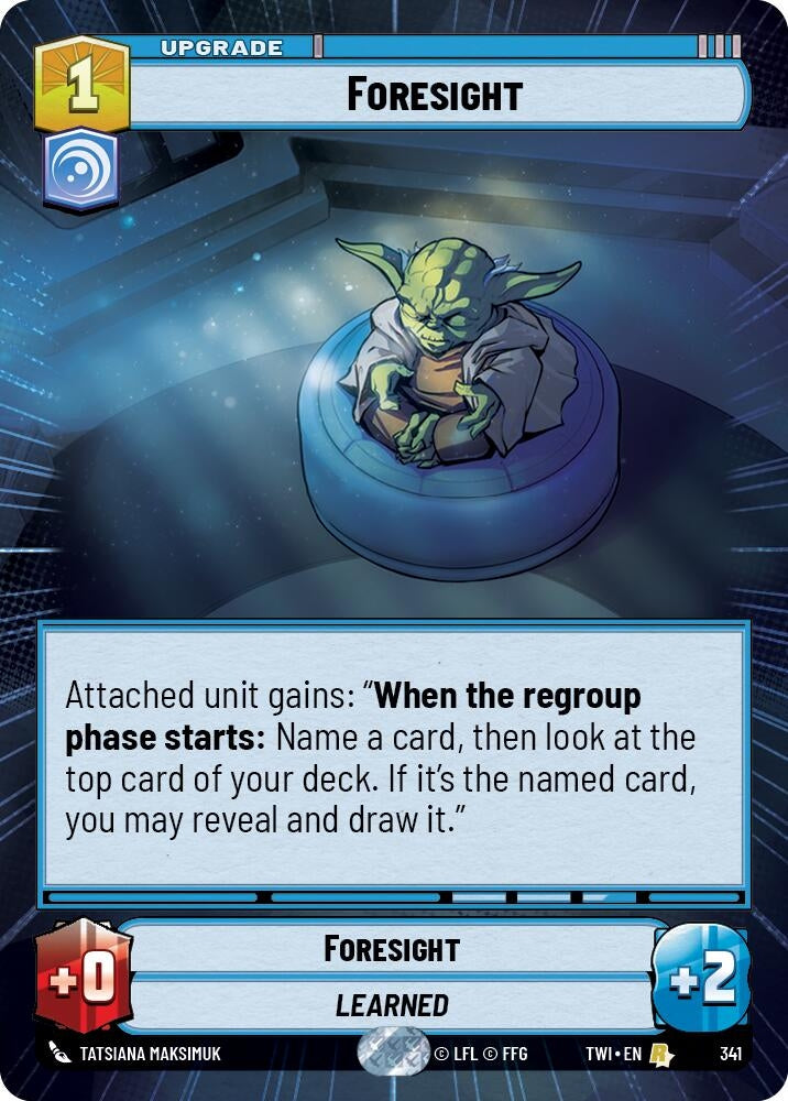 Image for Foresight (Hyperspace) (Twilight of the Republic) (341) - Star Wars: Unlimited