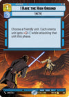 Image for I Have the High Ground (Hyperspace) (Twilight of the Republic) (345) - Star Wars: Unlimited