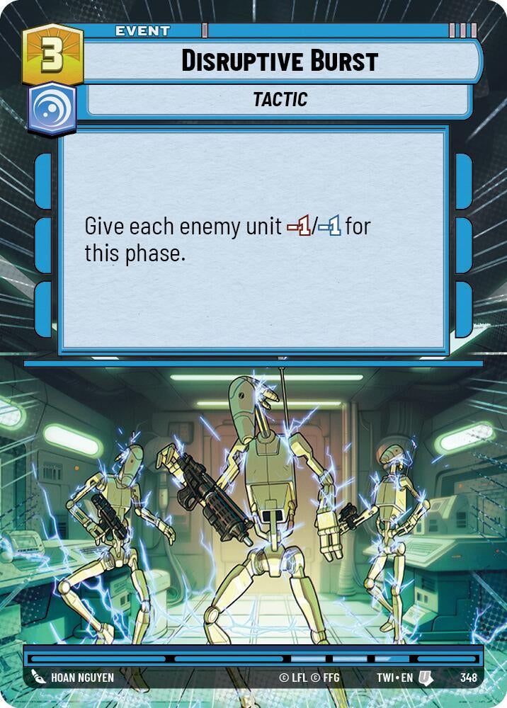 Image for Disruptive Burst (Hyperspace) (Twilight of the Republic) (348) - Star Wars: Unlimited