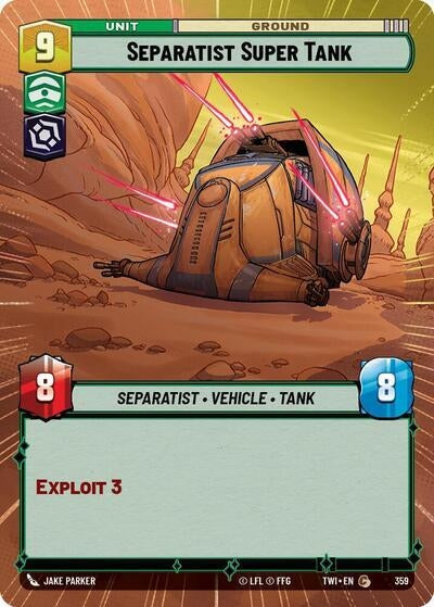 Image for Separatist Super Tank (Hyperspace) (Twilight of the Republic) (359) - Star Wars: Unlimited