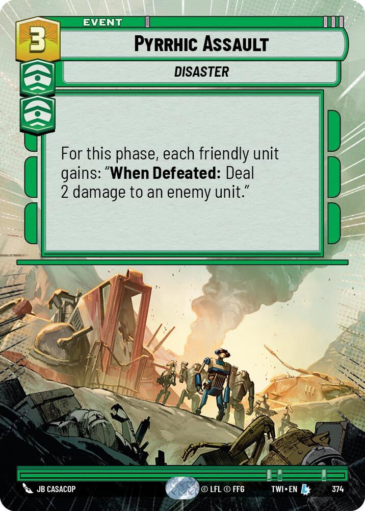 Image for Pyrrhic Assault (Hyperspace) (Twilight of the Republic) (374) - Star Wars: Unlimited