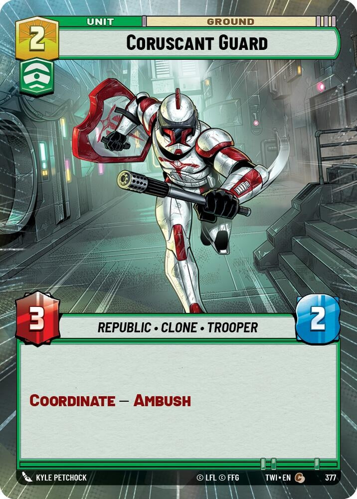 Image for Coruscant Guard (Hyperspace) (Twilight of the Republic) (377) - Star Wars: Unlimited