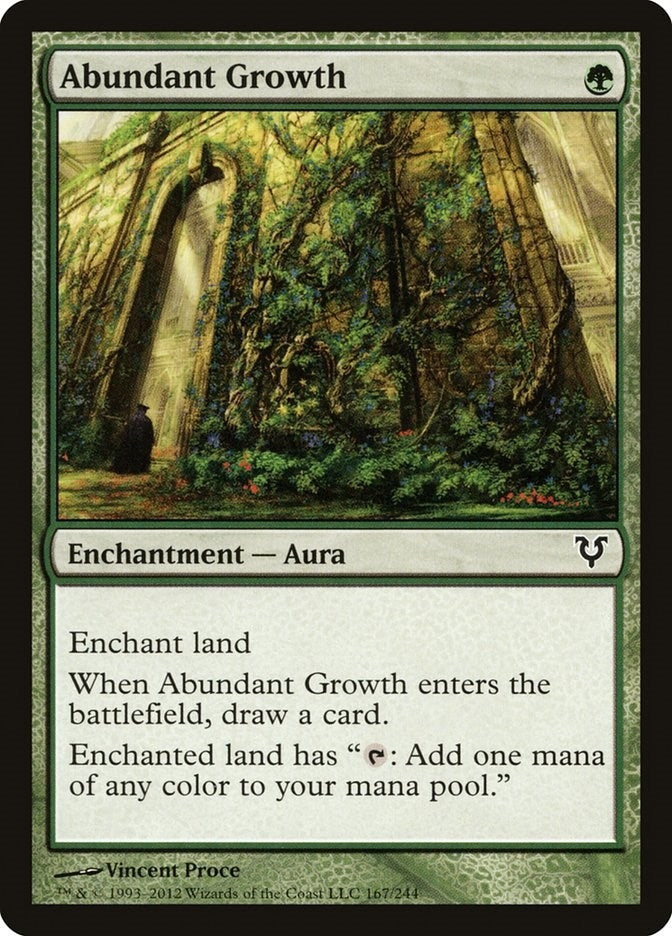 Image for Abundant Growth (Avacyn Restored) (167) - Magic: The Gathering