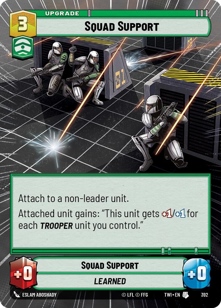 Image for Squad Support (Hyperspace) (Twilight of the Republic) (392) - Star Wars: Unlimited