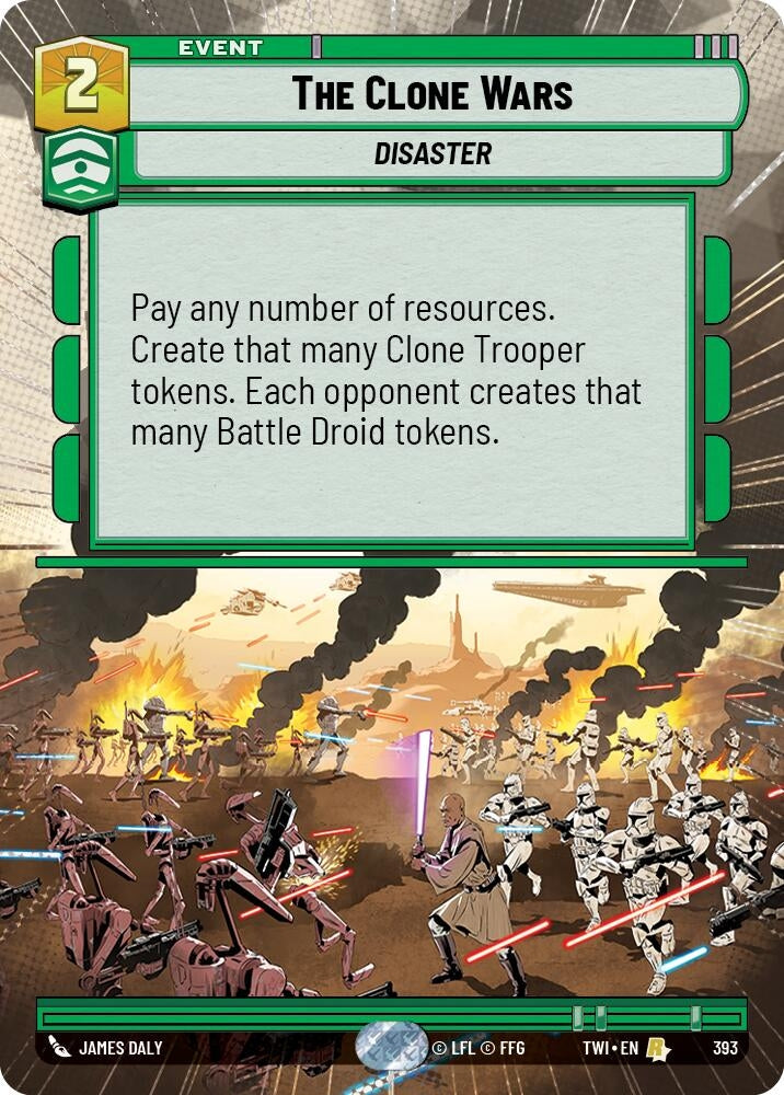 Image for The Clone Wars (Hyperspace) (Twilight of the Republic) (393) - Star Wars: Unlimited