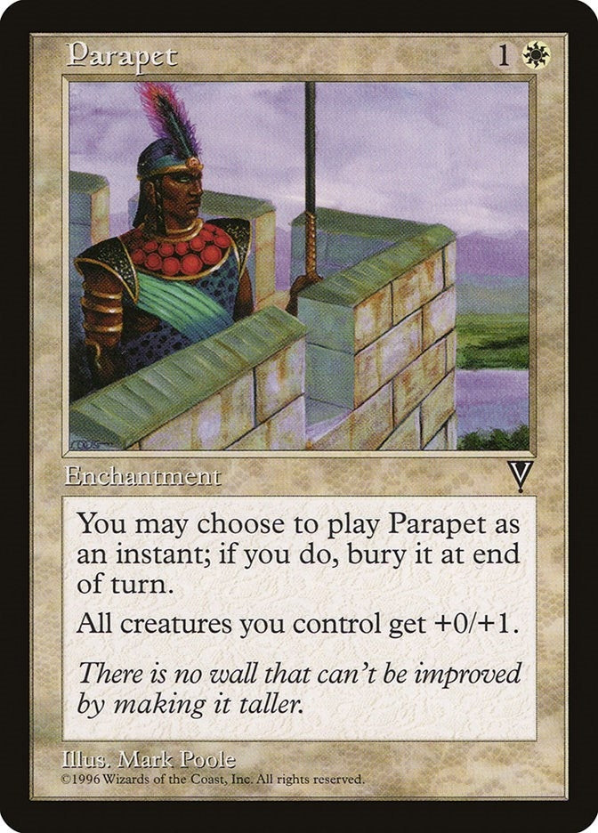Image for Parapet (Visions) - Magic: The Gathering