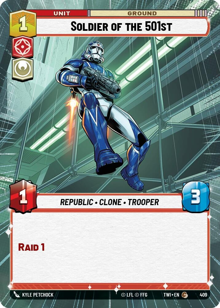 Image for Soldier of the 501st (Hyperspace) (Twilight of the Republic) (409) - Star Wars: Unlimited
