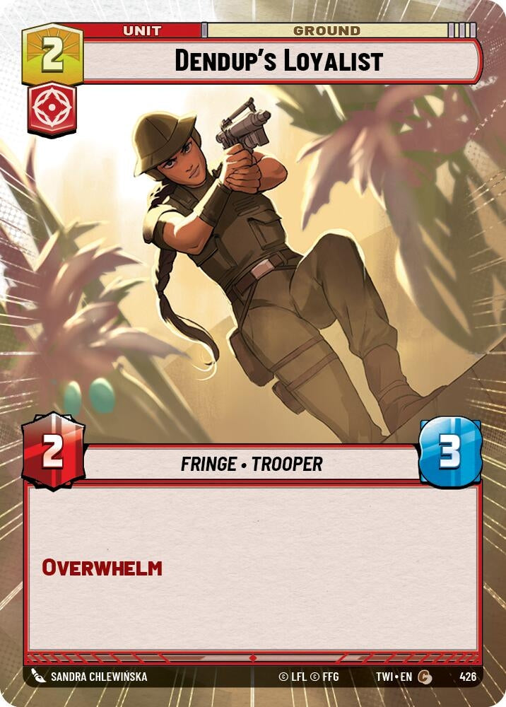 Image for Dendup's Loyalist (Hyperspace) (Twilight of the Republic) (426) - Star Wars: Unlimited