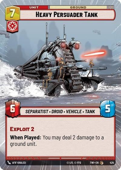Image for Heavy Persuader Tank (Hyperspace) (Twilight of the Republic) (434) - Star Wars: Unlimited