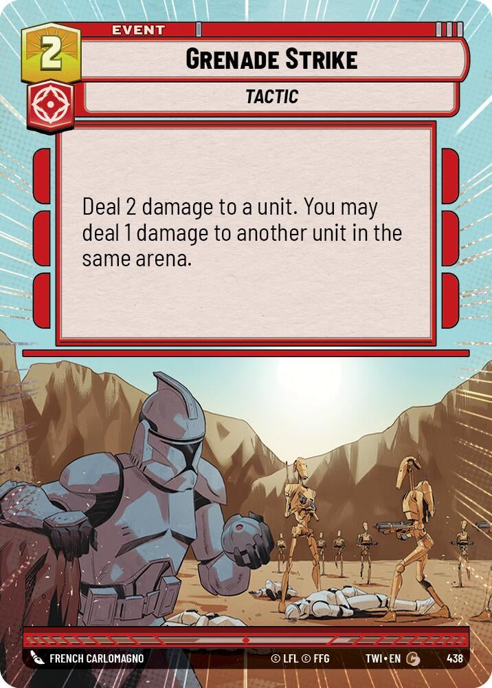 Image for Grenade Strike (Hyperspace) (Twilight of the Republic) (438) - Star Wars: Unlimited
