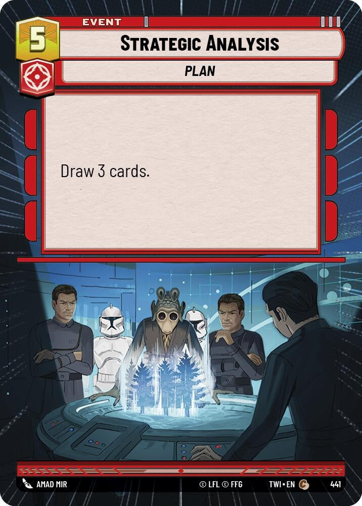 Image for Strategic Analysis (Hyperspace) (Twilight of the Republic) (441) - Star Wars: Unlimited