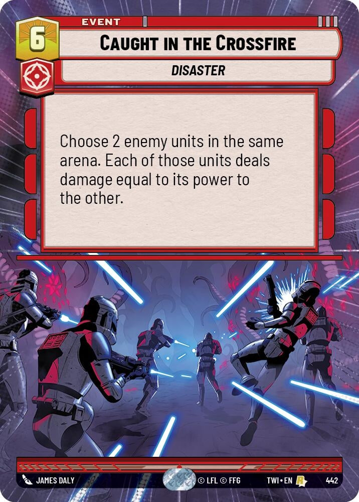 Image for Caught in the Crossfire (Hyperspace) (Twilight of the Republic) (442) - Star Wars: Unlimited