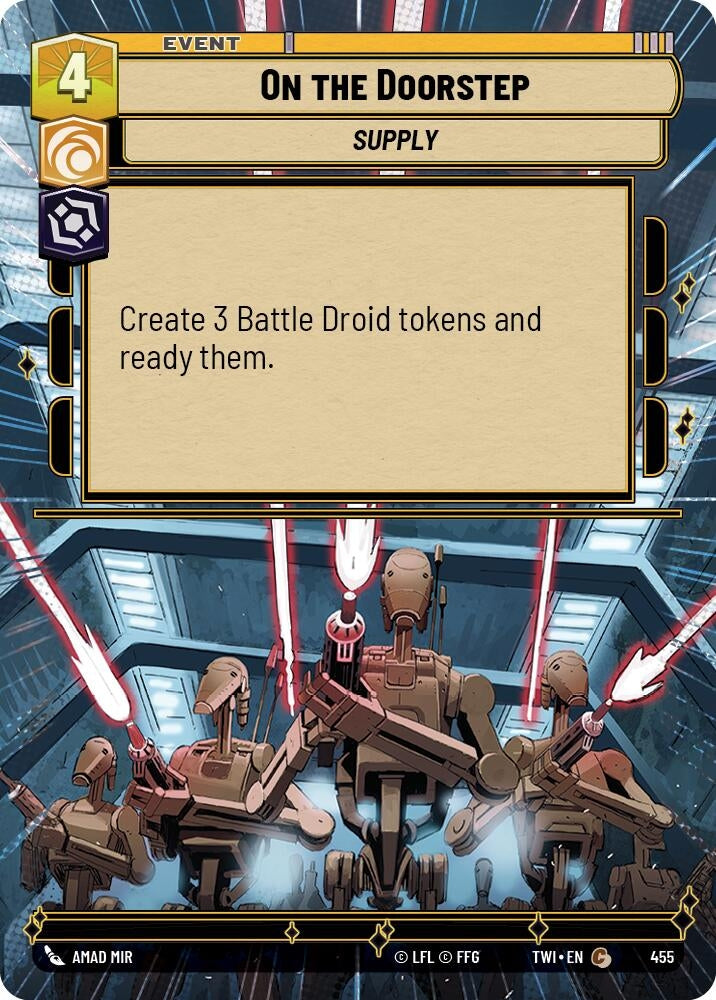 Image for On the Doorstep (Hyperspace) (Twilight of the Republic) (455) - Star Wars: Unlimited