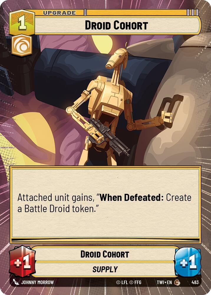 Image for Droid Cohort (Hyperspace) (Twilight of the Republic) (483) - Star Wars: Unlimited