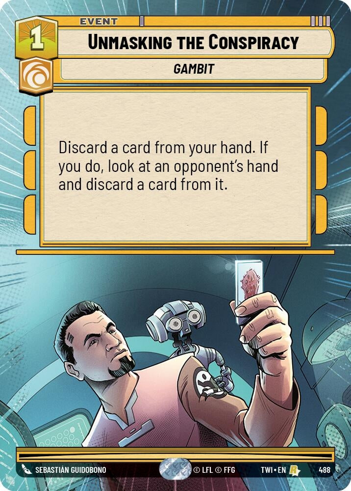 Image for Unmasking the Conspiracy (Hyperspace) (Twilight of the Republic) (488) - Star Wars: Unlimited